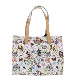 Authentic Disney Dooney and Bourke Sketch tote bag